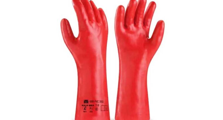 Paire de Gant PVC rouge 35Cm à vendre Douala