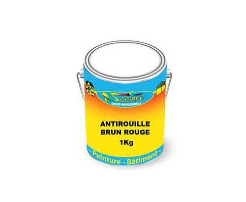 Peinture antirouille Socipec brun rouge 1kg à vendre Douala