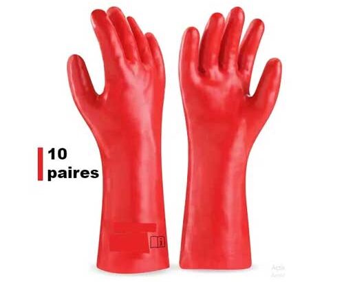 10 paires de gans en pvc à vendre Doual...