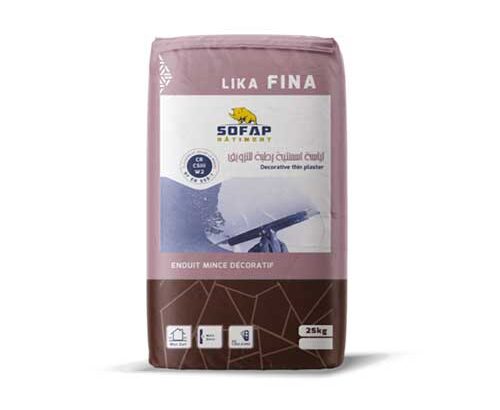 Enduit extérieur Lika Fina SOFAP 25kg à vendre Douala