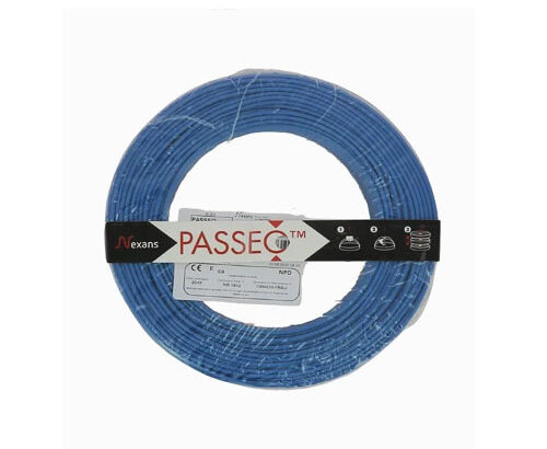 Nexans Fil électrique Rigide H07V-U Passeo 1×2.5 bleu 100 m à vendre Douala