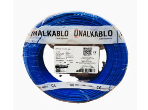 Unalkablo Fil électrique rigide H07V-U 1×1.5 Bleu – Rouleau de 100m à vendre Douala