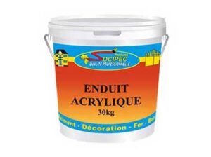 Enduit Acrylique Socipec 30Kg – Enduit de lissage à vendre à Douala